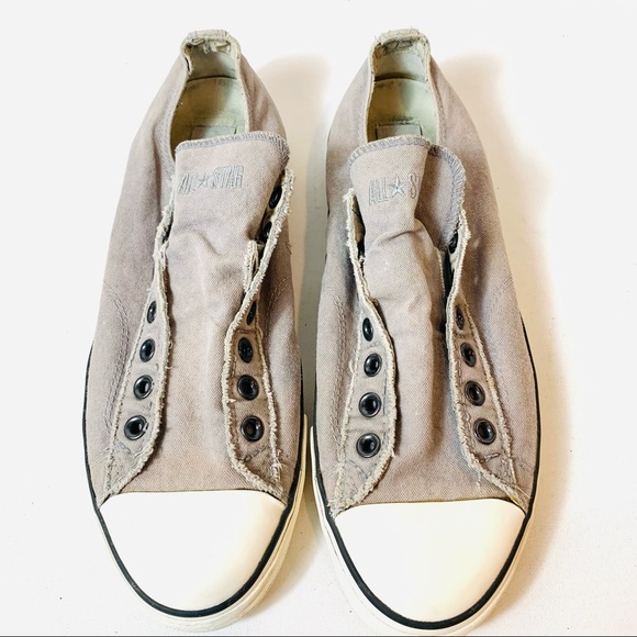 Converse All Star John Varvatos Mens Sz 10.5 Slip On Canvas Sneaker 103423 Khaki